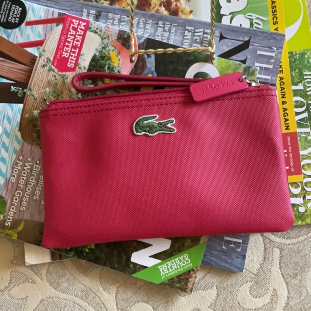 Lacoste Women's NF0390PO Wristlet Handbag EUC - Picture 12 of 12